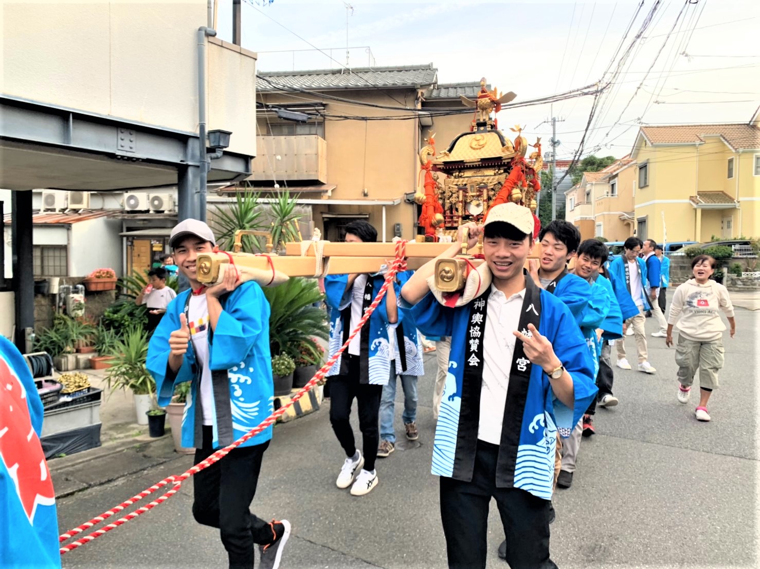 Festival at “Kanshuji-Hachimangu”