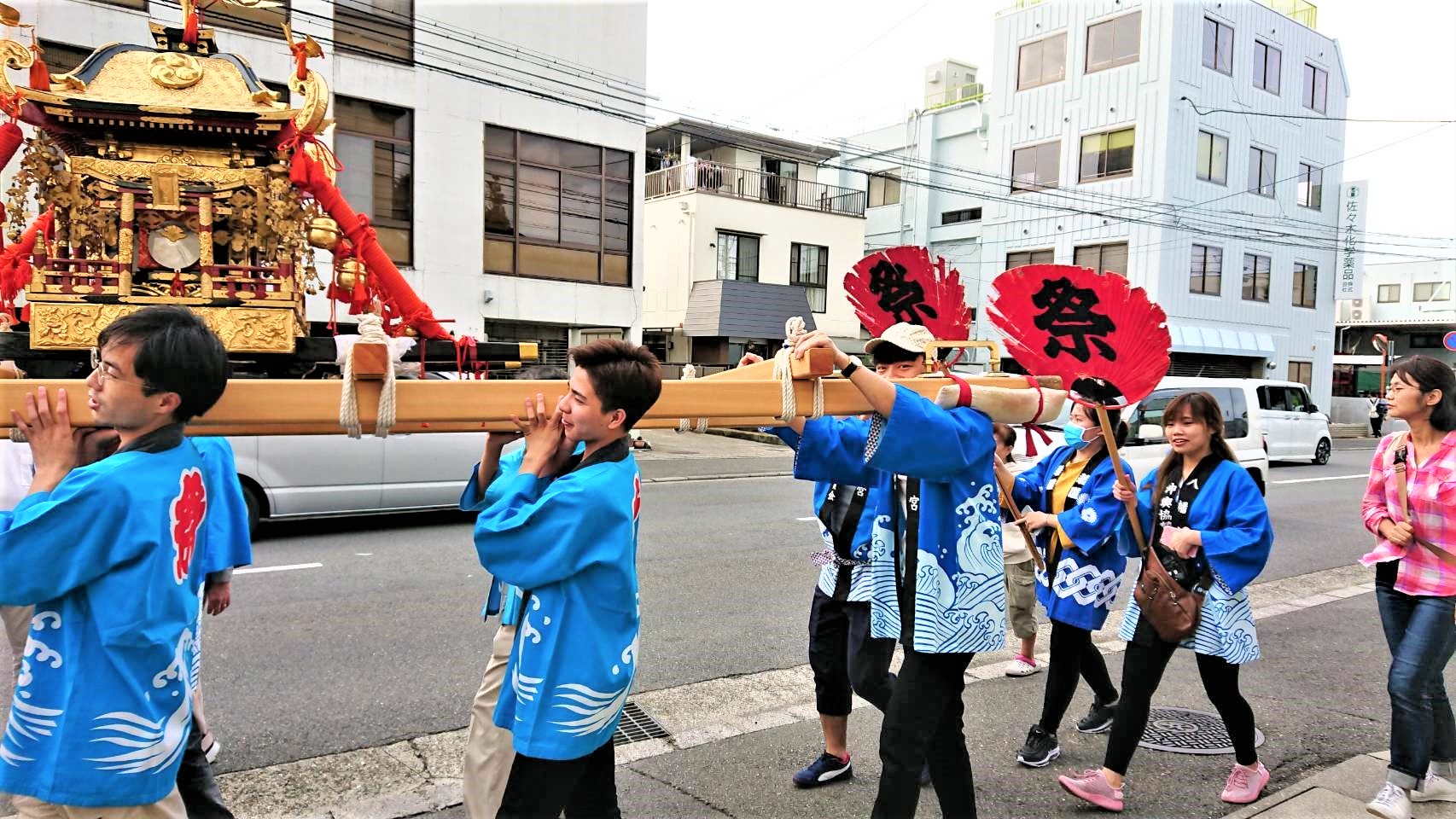 Festival at “Kanshuji-Hachimangu”